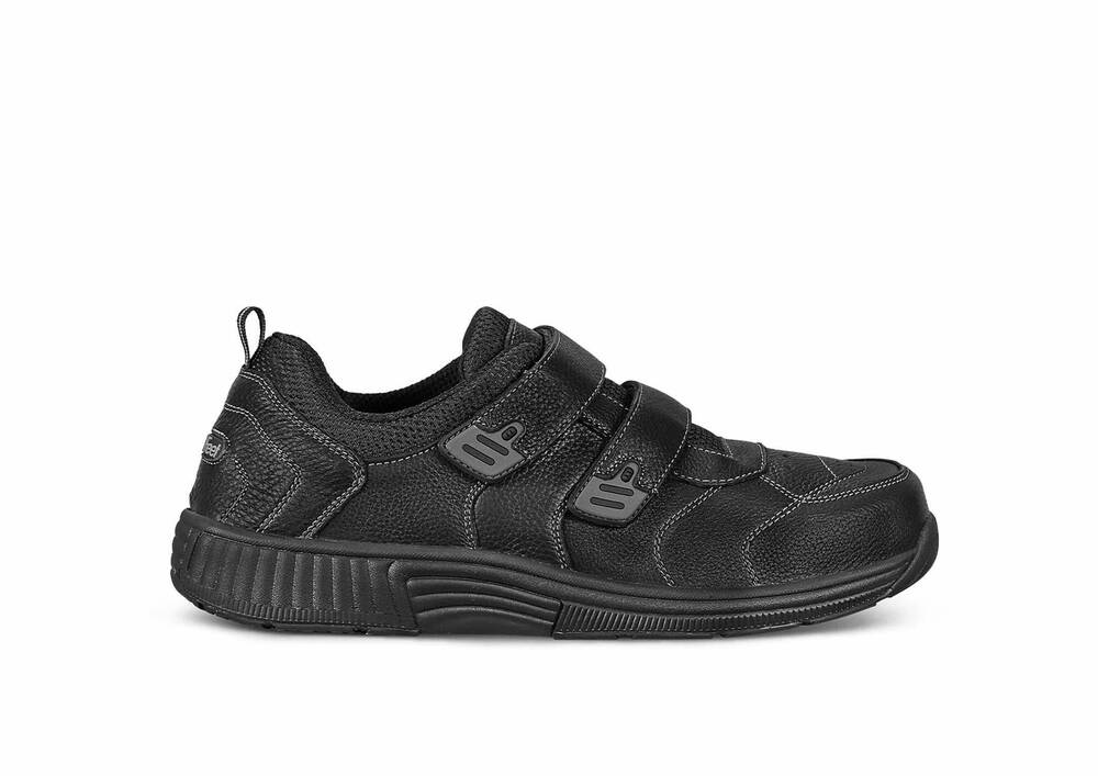 NEW ORTHOFEET men's alamo walking shoe in black